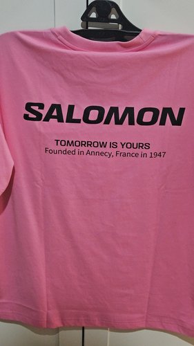 살로몬 남녀공용 프라이머리 숏 슬리브 [핑크] S242001STS51 / LC2403100