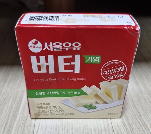 [서울우유] 프레시 버터 80g*3입