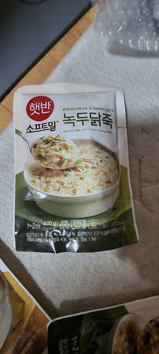 CJ 햇반 소프트밀 녹두닭죽 420g