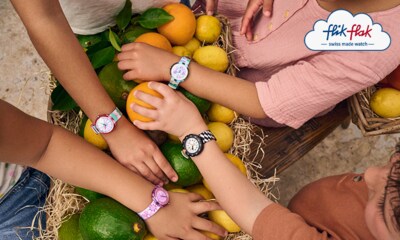 바캉스룩의 완성 플릭플락 스위스 어린이 시계  