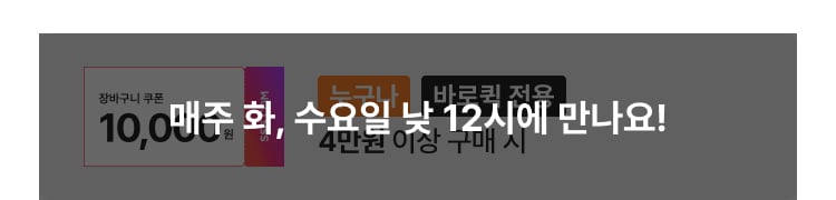 매주 화,수요일 낮 12시에 만나요!