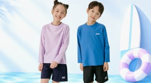 아이스샌드 바캉스전 키즈 & 주니어 래쉬가드 컬렉션