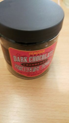 [피코크] 리얼 다크 초콜릿 크랜베리 150g