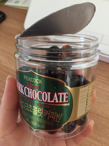 [피코크] 리얼 다크 초콜릿 커피빈 140g