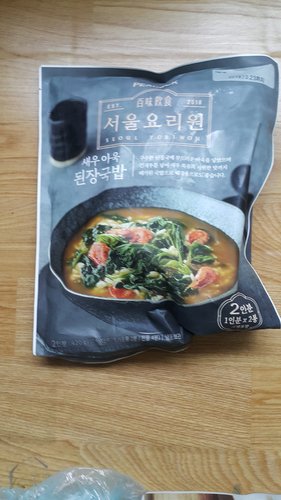 [피코크] 서울요리원 새우아욱된장국밥 420g(210g*2개입)