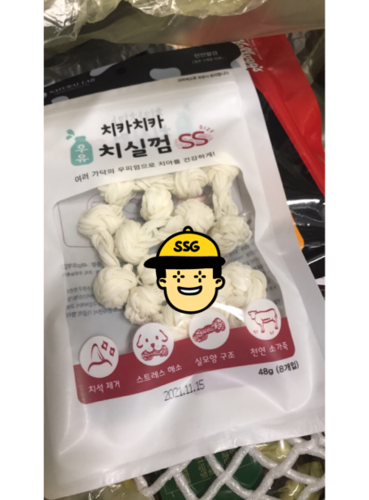 [택배배송]치카치카 우유 치실껌 SS 48g