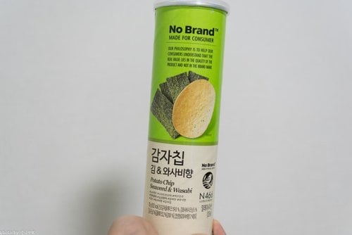 [구]노브랜드 감자칩 김&와사비향 110g