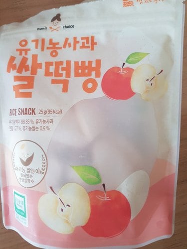 [맛있는풍경] 유기농 사과 쌀떡뻥 25g