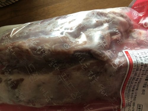 [냉동]돼지등갈비(로인립) 찜구이용 1kg