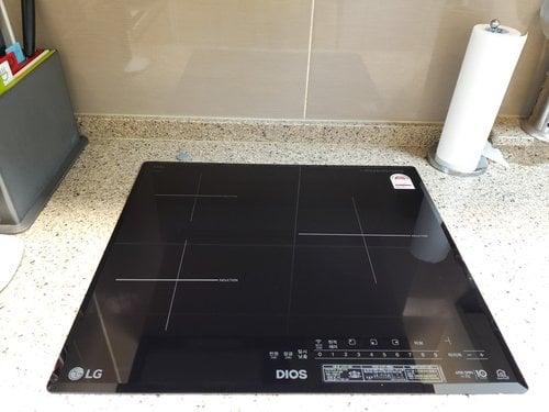 [공식판매점][LG전자] LG DIOS 인덕션 전기레인지 블랙 BEI3GT (빌트인전용, 3버너)