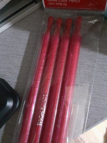 러빙홈 샤프식색연필(빨강5입)