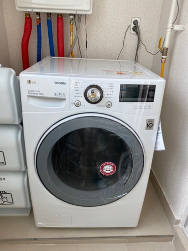 [공식판매점][LG전자] LG TROMM 드럼세탁기 화이트 F14WQT (세탁14kg)