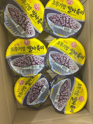 오뚜기 맛있는 즉석밥 발아흑미 210g 24입