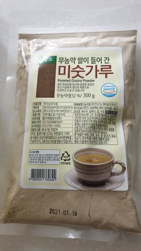 [청오건강]무농약 쌀이 들어간 미숫가루 300g