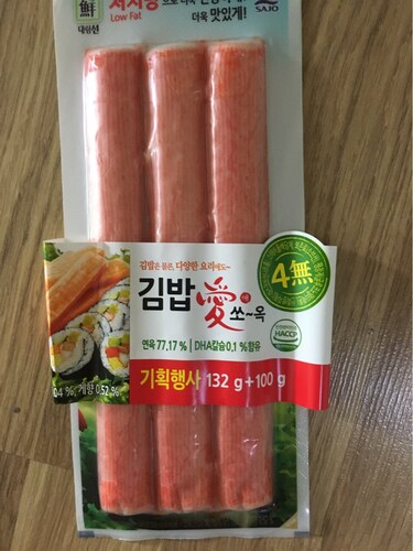 [대림]사조 선 김밥에쏘옥 132g+100g