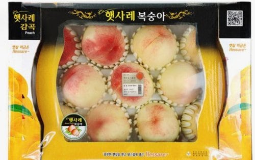 유명산지 감곡 햇사레 복숭아 8~11입(4.5kg)
