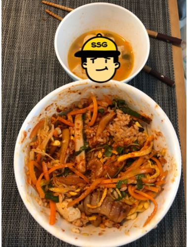 [진가네반찬] 오징어양념비빔밥(300g)