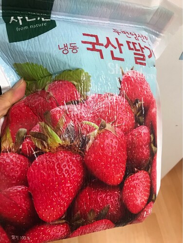 [자연원] 냉동 국산 딸기 1kg x 3팩