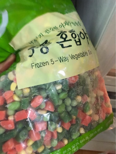 냉동 5종혼합야채(완두,당근,옥수수,그린빈,대두) 1kg