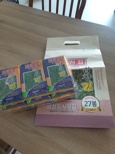 [대천김] 곱창도시락김27봉-종이쇼핑백 / 본사운영