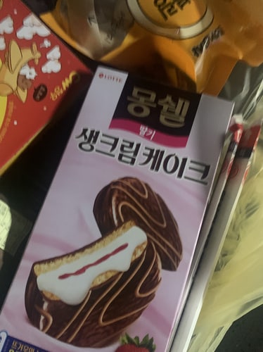 [롯데] 몽쉘 딸기 케이크(32g6회) 192g(NE.O.002)