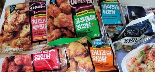 [청정원] 야식이夜 치즈시즈닝뿌렸닭 420g