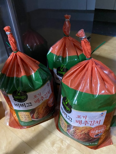 [CJ직배송] 비비고 포기배추김치더풍부한맛3.5KG X 3개