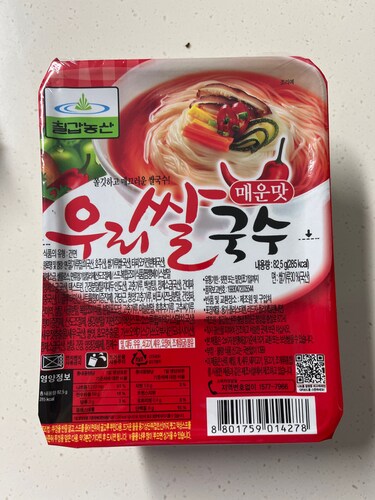 [칠갑농산] 우리쌀국수 매운맛 82.5g