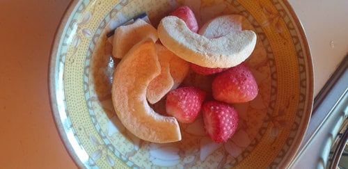 [스타벅스]한 입에 쏙 우리 과일칩 (딸기&사과) 10g