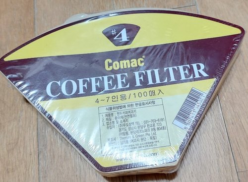 COMAC 커피필터＃4 (100매)