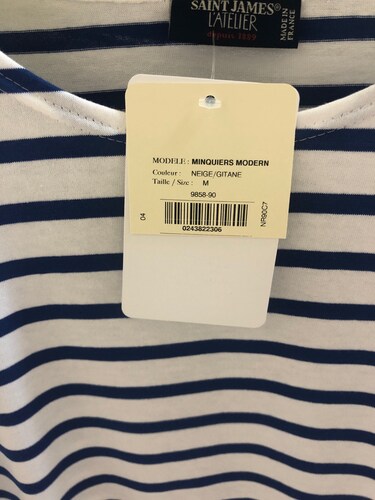 세인트제임스 밍콰이어 모던 남여공용 티셔츠 쇼핑백증정