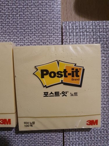 [3M] Post-it 포스트잇 (3x3노랑,76x76mm,100매)