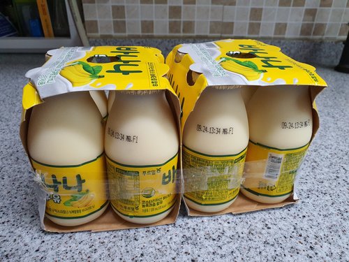 [푸르밀] 생과즙 바나나 우유(225ml*4) 900ml