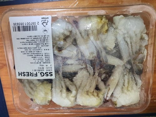[냉동][중국] 손질 잘 된 절단꽃게(탕, 찌개용) 450g 내외)