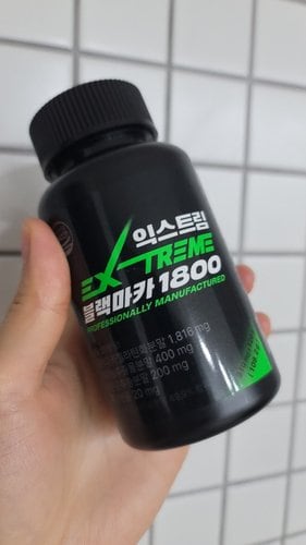 익스트림 김종국 블랙마카 1800 (910mg X 120정)
