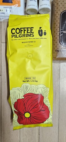 [커피필그림스] 원두커피 에티오피아 예가체프 1.13kg [SSG 배송상품]/ 홀빈(분쇄안함)