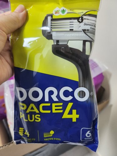도루코 페이스4 플러스 휴대용면도기 6입