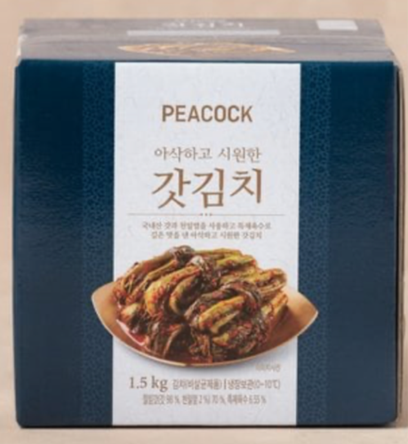 [피코크] 피코크 아삭하고 시원한 갓김치 1.5kg
