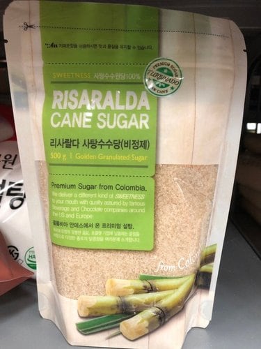 리사랄다 크리스탈비정제사탕수수당500g