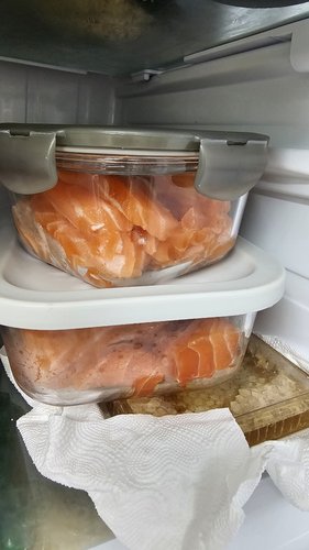 [냉장][노르웨이] 다시마 숙성 연어회 150g