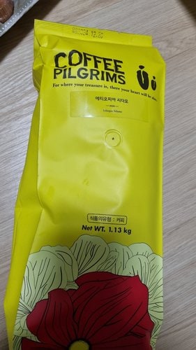 [커피필그림스] 원두커피 에티오피아 시다모 내츄럴 1.13kg [SSG 배송상품]/ 홀빈(분쇄안함)