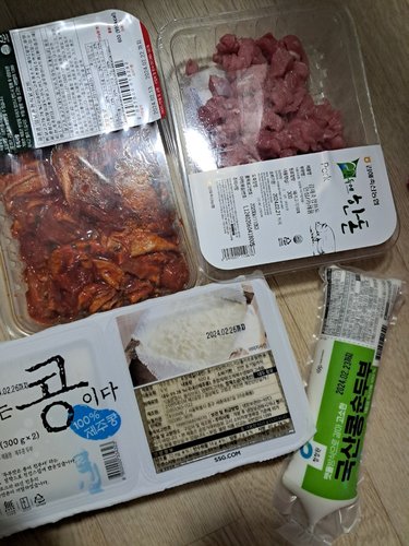 [냉장][패밀리] 국내산 춘천식 양념 닭갈비 600g