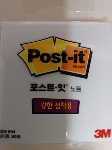 [3M] Post-it 포스트잇 3*3 흰색