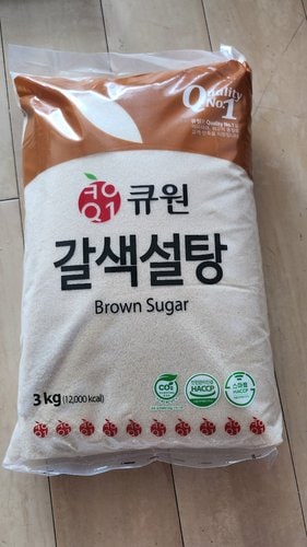큐원 설탕(갈색)3kg