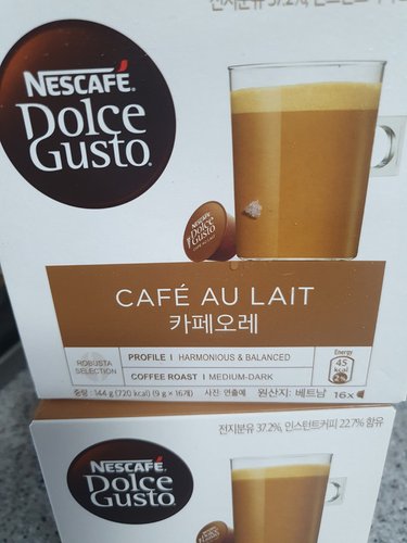 [네스카페] 돌체구스토 카페오레 16캡슐