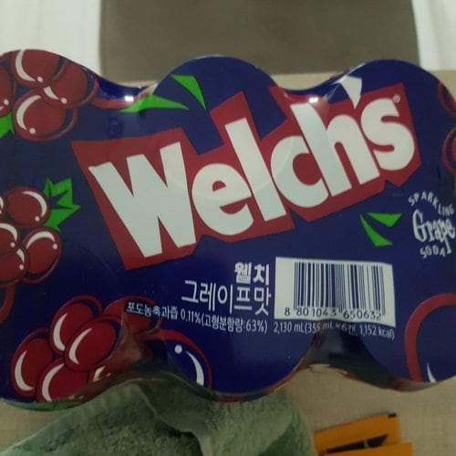 [웰치스] 웰치 그레이프맛 (355ml6개)
