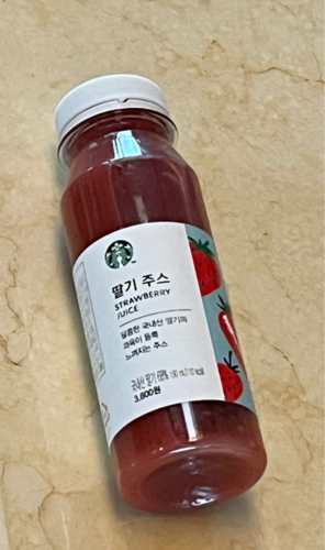 [스타벅스]딸기주스 190ml
