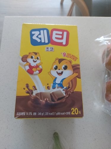 [제티] 초코렛맛 스틱 (17g20입)