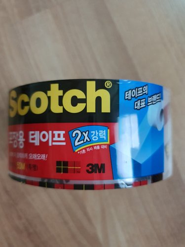 [3M 쓰리엠] 스카치 포장 테이프 투명50m 1EA