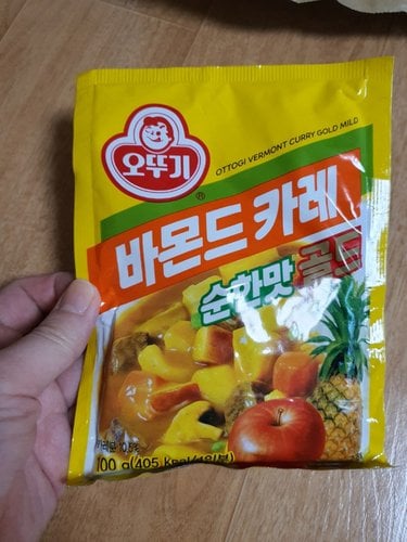 [오뚜기] 바몬드 카레 골드(순한맛) 100g